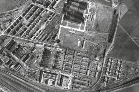 Luftaufnahme des Gustloff-Werkes Weimar 
